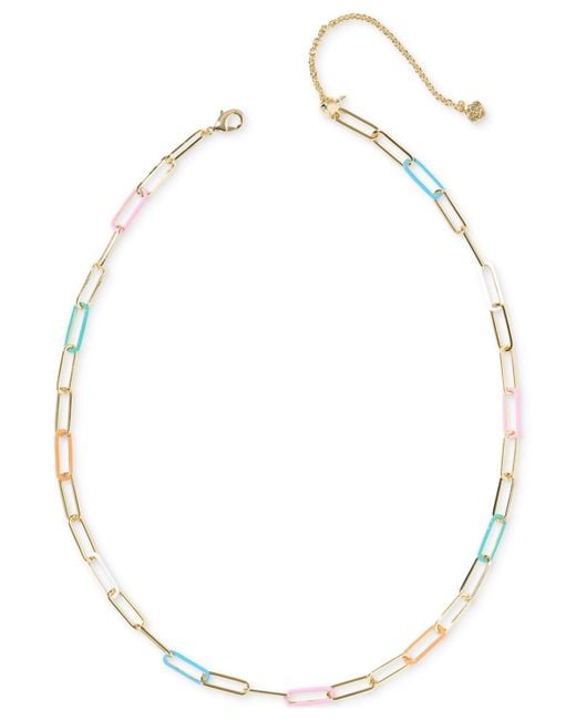 Kendra Scott Metallic Ainsley Convertible Chain Necklace