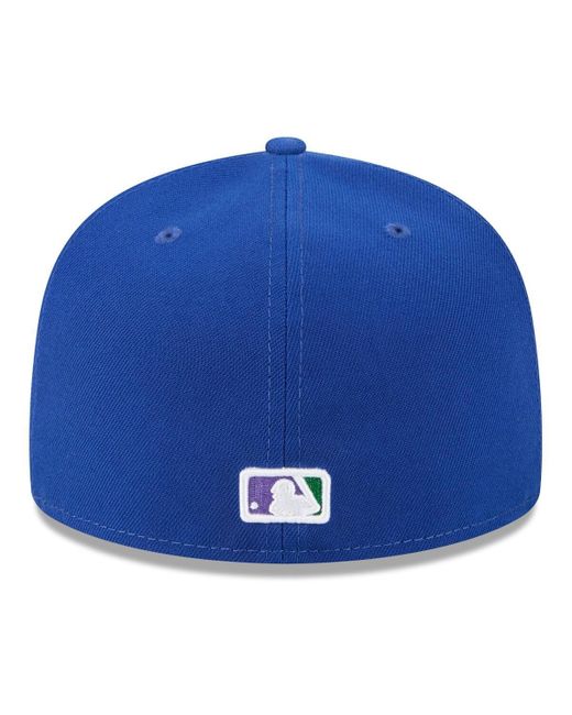 KTZ Blue New York Mets 2025 Big League Chew 59fifty Fitted Hat for men