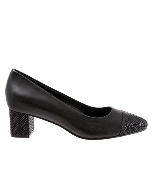 Trotters Black Kiki Pump
