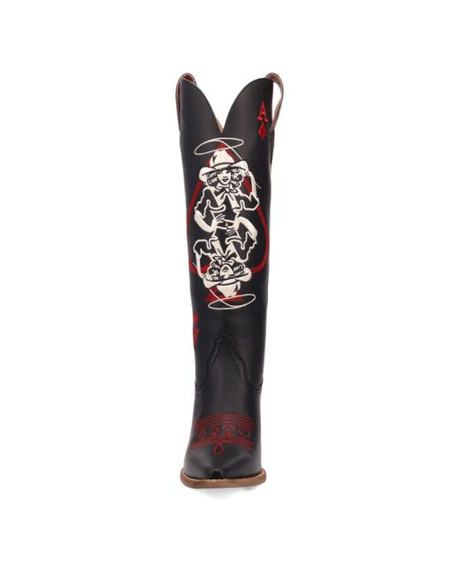 Dingo Black Molly Leather Harness Boot