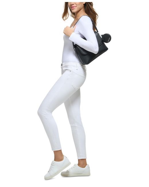 Calvin Klein Yellow Millie Small Convertible Shoulder Bag