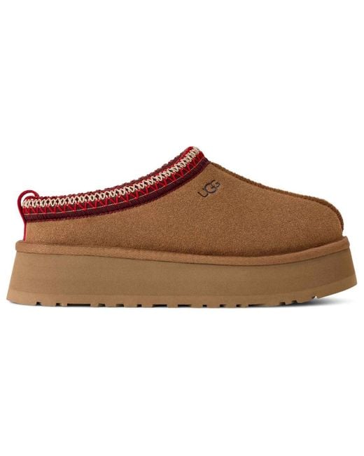 Ugg Brown Tazz Ii Platform Slippers