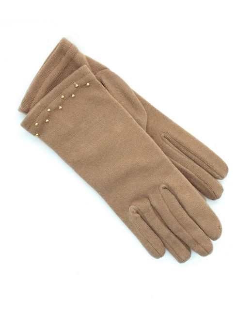 Portolano Natural Round Stud Gloves