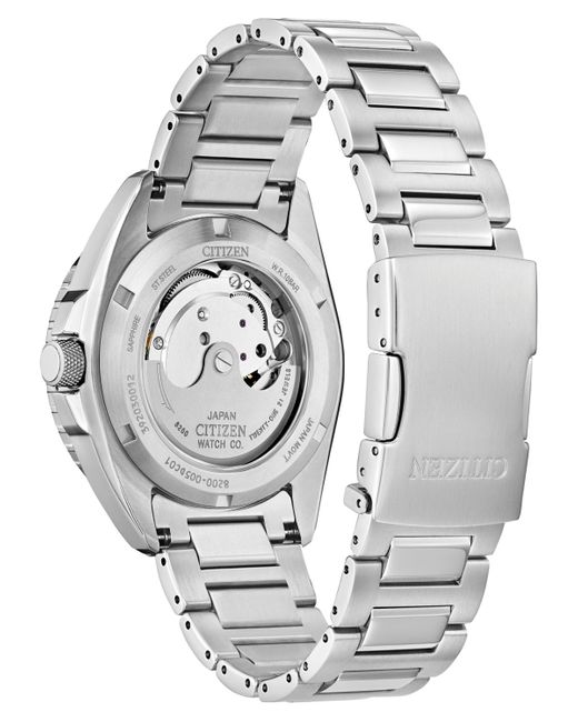 Citizen Blue Automatic Sport Luxury Stainless Steel Bracelet Watch 42mm for men