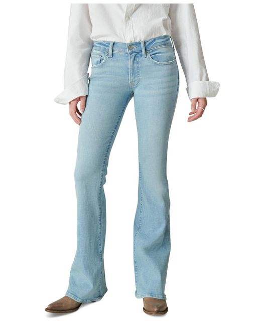 Lucky Brand Blue Sweet Mid-rise Flare-leg Jeans