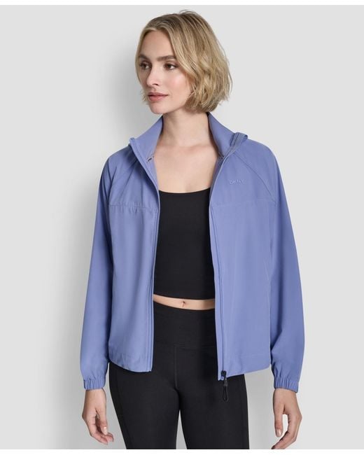 DKNY Blue Commuter Full-zip Jacket