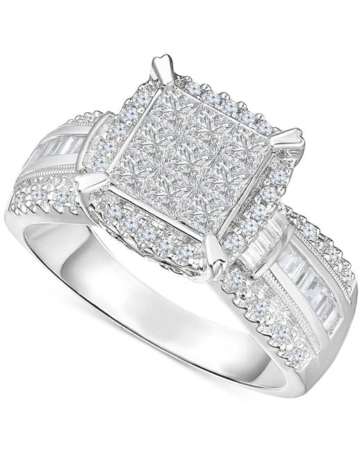 Macy's princess hotsell cut diamond ring