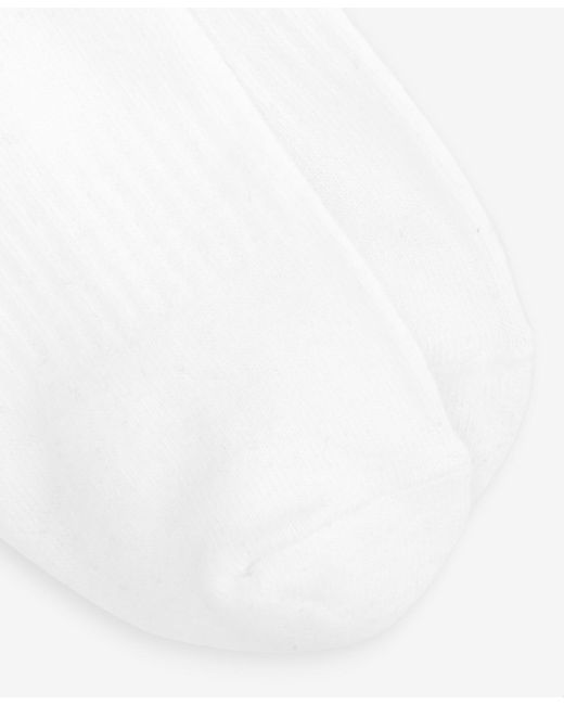 Nike White Everyday Elevated Mid-crew Socks for men