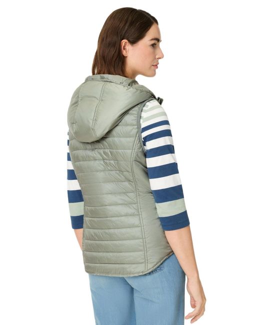 Olsen Blue Quilted Sporty Lightweight Vest