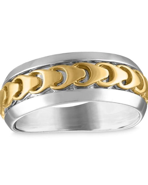 Bulova Metallic Link Ring