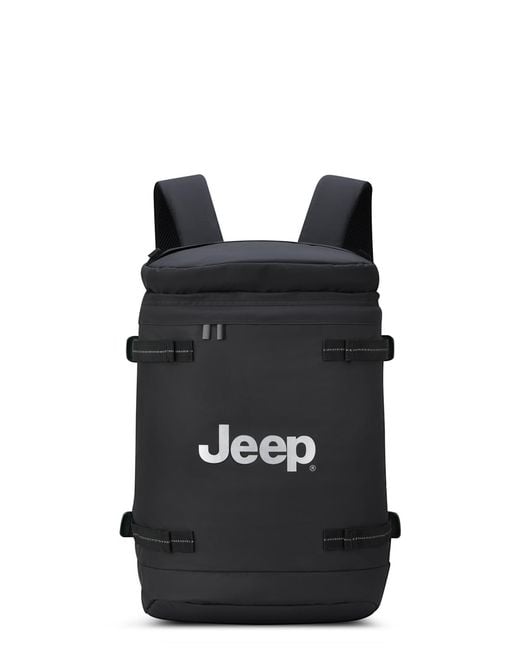 Jeep Black Js013c Cylindrical Backpack