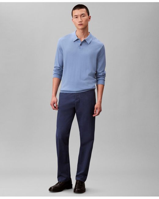Calvin Klein Blue Regular Fit Trouser Pants for men