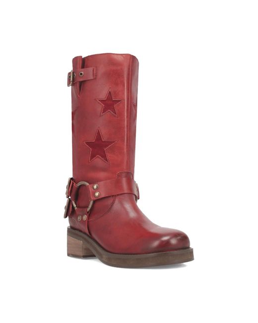 Dingo Red Blacklist Leather Boots