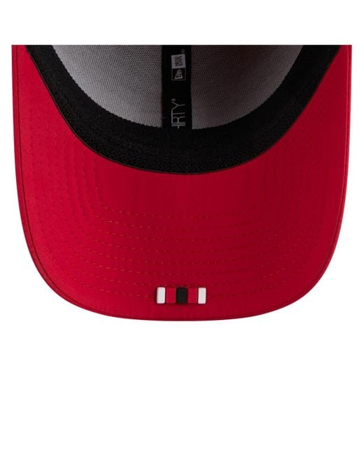 KTZ Red San Francisco 49ers 2025 Sideline 39thirty Flex Hat for men