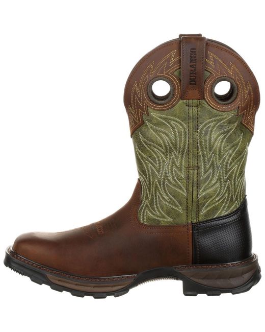 Durango Brown Maverick Xp Waterproof Western Work Boot for men