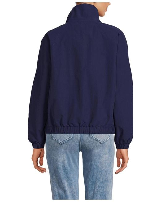 Lands' End Blue Squall Full Zip Jacket