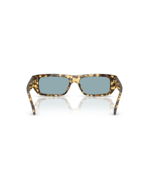 Vogue Eyewear Blue Rectangle Sunglasses