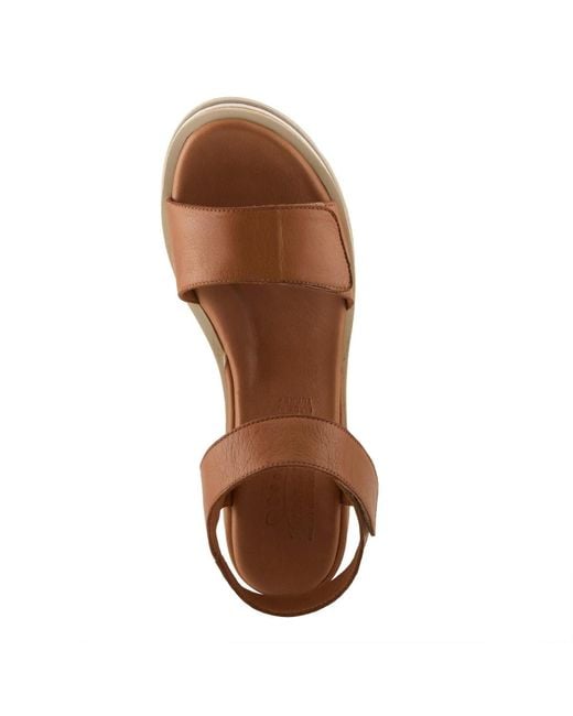 Spring Step Brown Hileman Platform Sandal