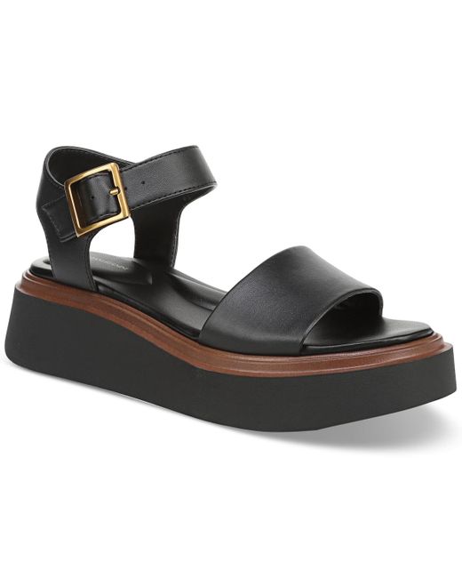 Giani Bernini Black Teagann Platform Wedge Sandals