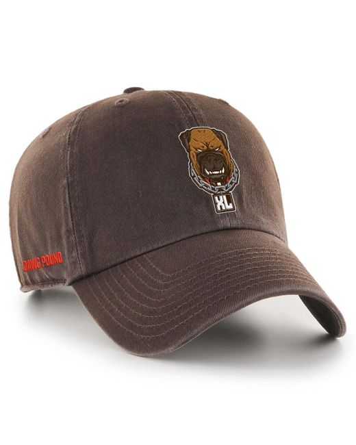 '47 Brown Cleveland S Dawg Pound Xl Unstructured Clean Up Adjustable Hat