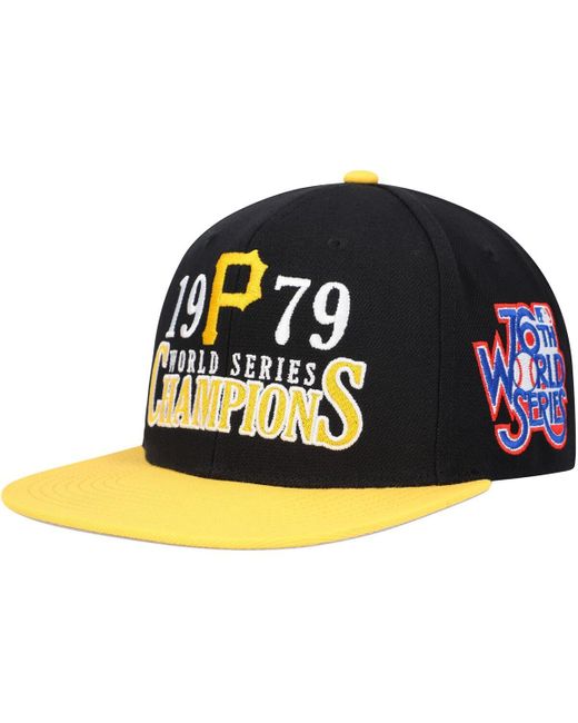 Mitchell & Ness Black Pittsburgh Pirates World Series Champs Snapback Hat for men
