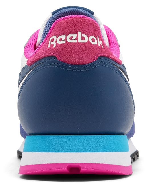 Reebok Blue Classic Nylon Casual Sneakers From Finish Line for men