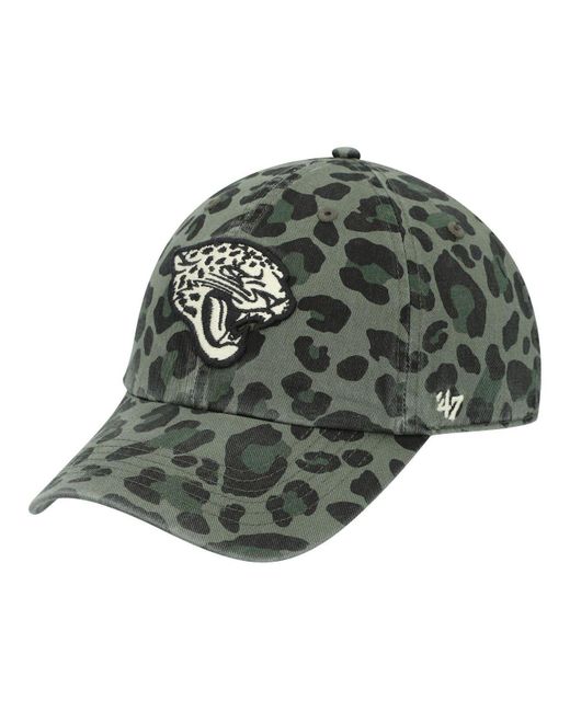 47 Brand '47 Green Jacksonville Jaguars Bagheera Clean Up Allover Adjustable Hat