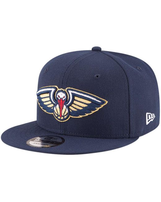KTZ Blue New Orleans Pelicans Official Team Color 9fifty Snapback Hat for men