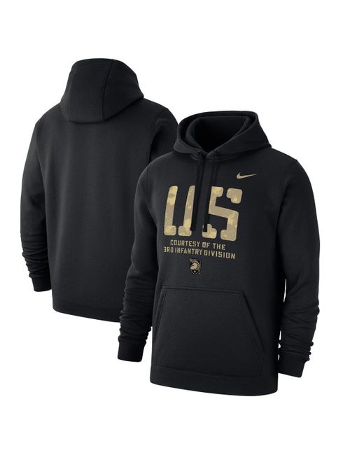 Nike Black Army Knights 2023 Rivalry Collection Courtesy Of Club Fleece Pullover Hoodie for men