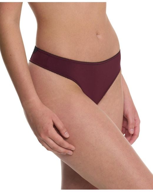 Natori Red Persuasion Stretch Lace Thong