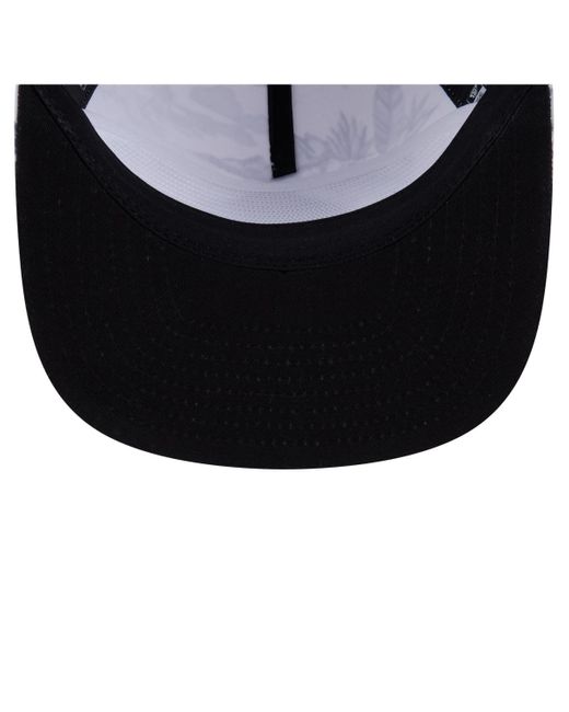 KTZ Metallic Chicago Sox Printed Island Golfer Snapback Hat for men