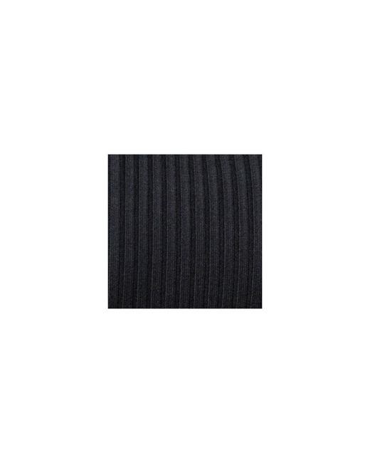 JLUXLABEL Black Overcast Ribbed Top