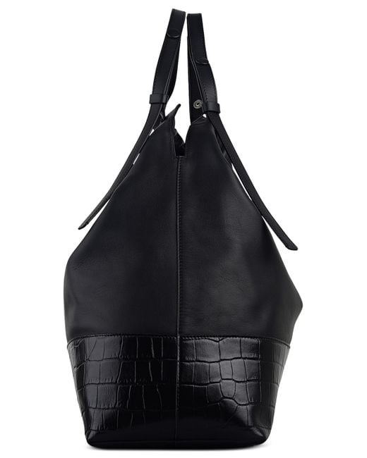 Radley Black The Portobello Large Leather Drawstring Shoulder Bag