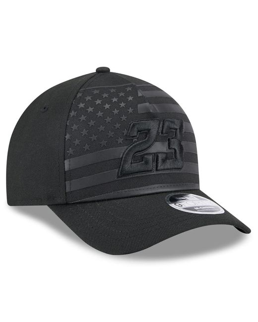KTZ Gray Bubba Wallace American Flag 9forty M-crown A-frame Adjustable Hat for men