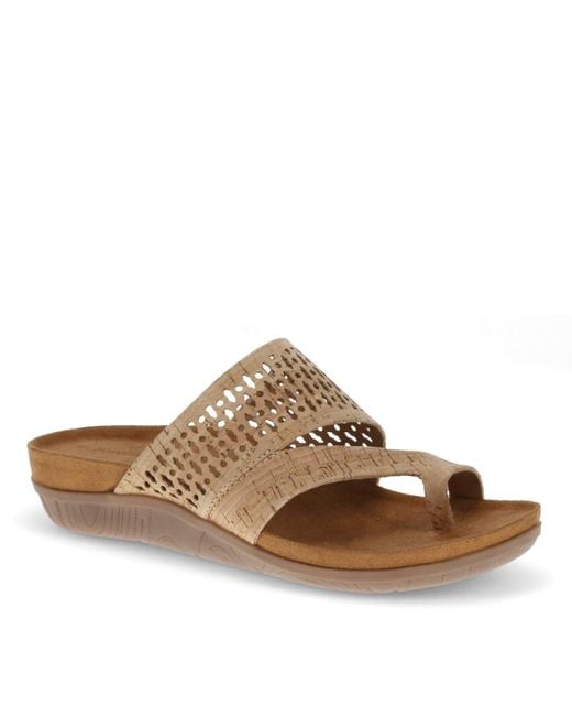 BareTraps Brown Juny Slide On Sandals
