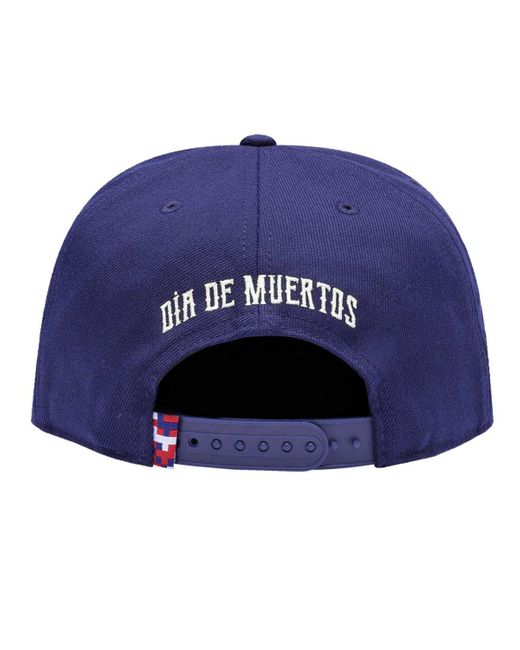 Fan Ink Blue Cruz Azul Me Da Mi Calaverita Snapback Hat for men