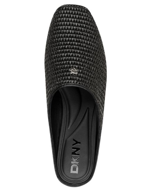 DKNY Black Delmar Mule Flats