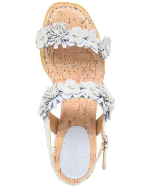 Born White Springs Square Toe Sandals
