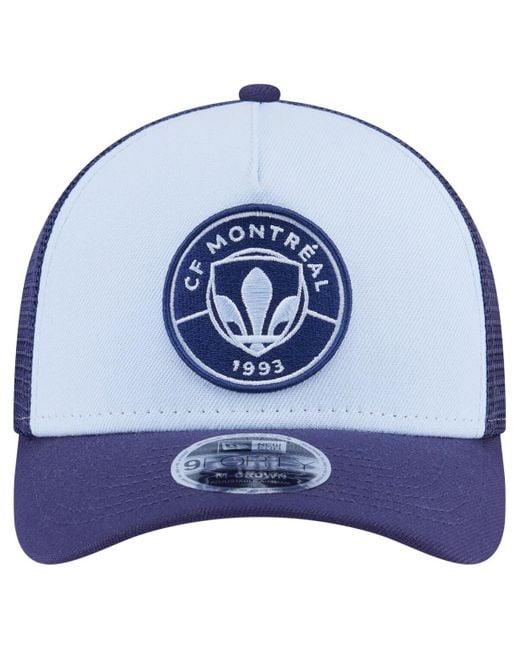 KTZ Blue Cf Montreal Color Pack 9forty M-crown A-frame Adjustable Trucker Hat for men