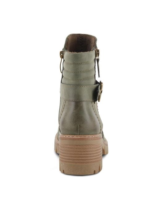 Spring Step Green Smokies Lug Sole Booties