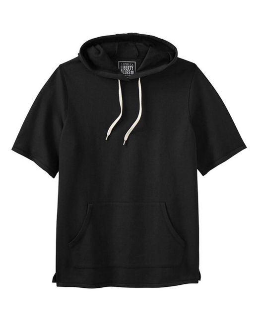 Liberty Blues Gray By Kingsize Big & Tall Short-sleeve Hoodie for men