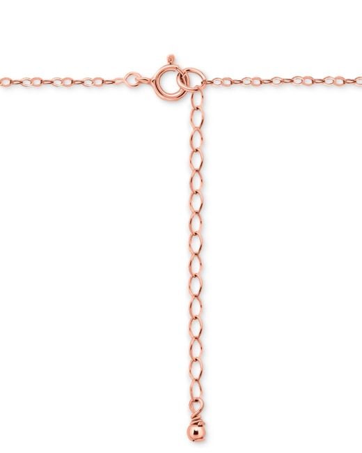 Giani Bernini Metallic Cubic Zirconia Half Heart Pendant Necklace