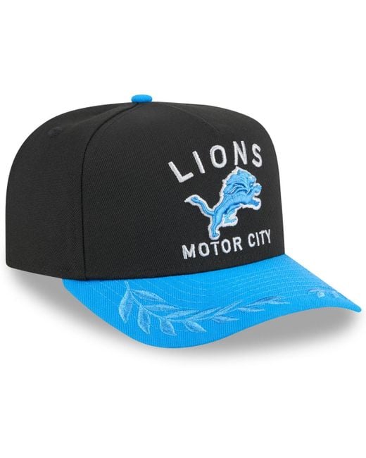 New Era 9Forty Snapback Cap Detroit Lions - Sky Blue Mit 3D Logo