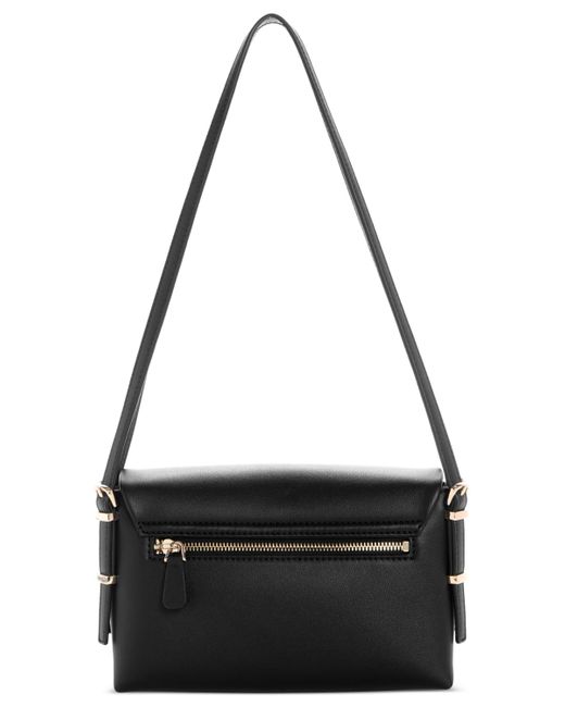 Guess Black Lefia Flap Shoulder Bag