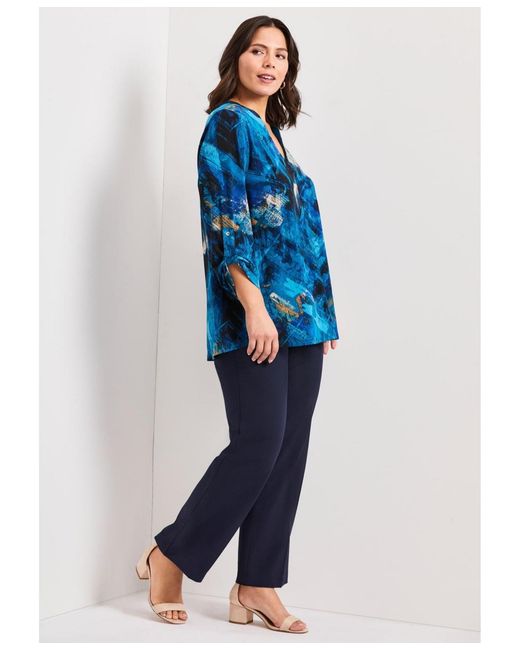 Avenue Blue Audrey Ity Top