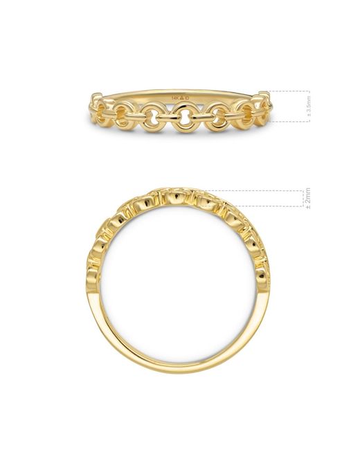 DEVATA Metallic Cable Link Ring