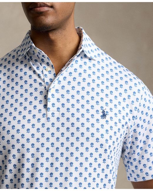 Polo Ralph Lauren Blue Big & Tall Stretch Jersey Polo Shirt for men