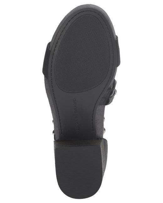 Lucky Brand Black Piah Studded Block-heel City Sandals