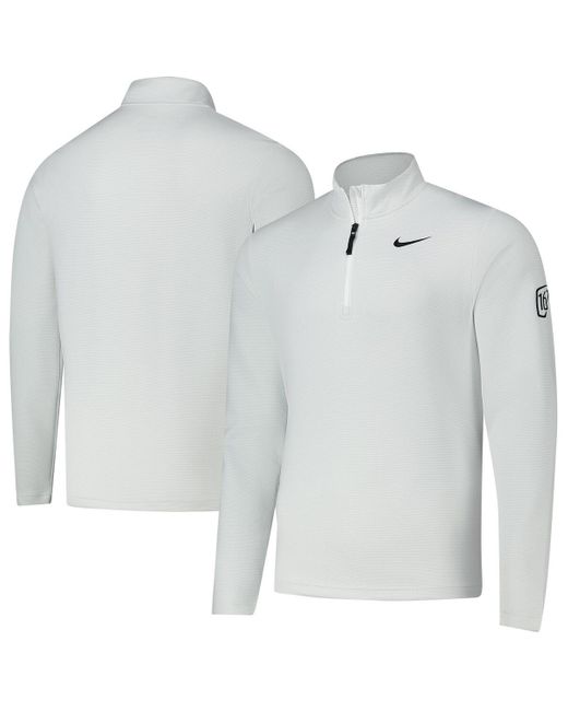 Nike Gray Wm Phoenix Open Victory Performance Half-zip Pullover Sweatshirt for men