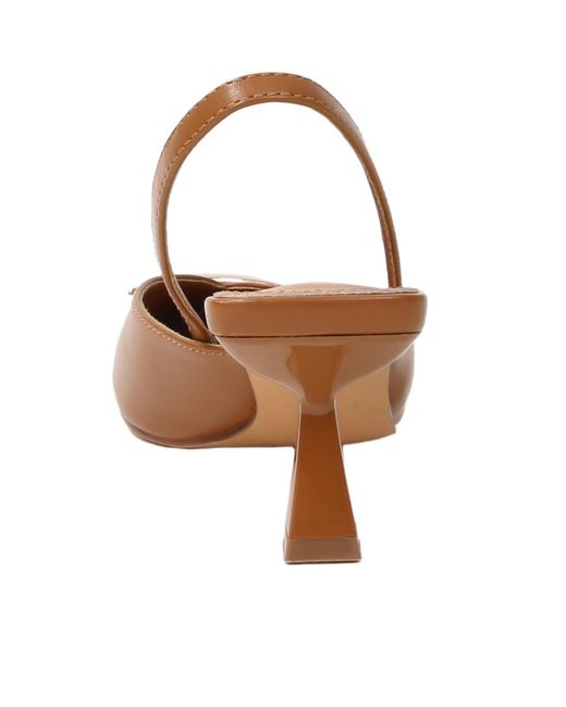 BERNESS Brown Cielo Slingback Pumps